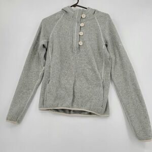 The North Face Women's Medium Crescent Sunshine AEYG Gray Fleece Lined Hoodie